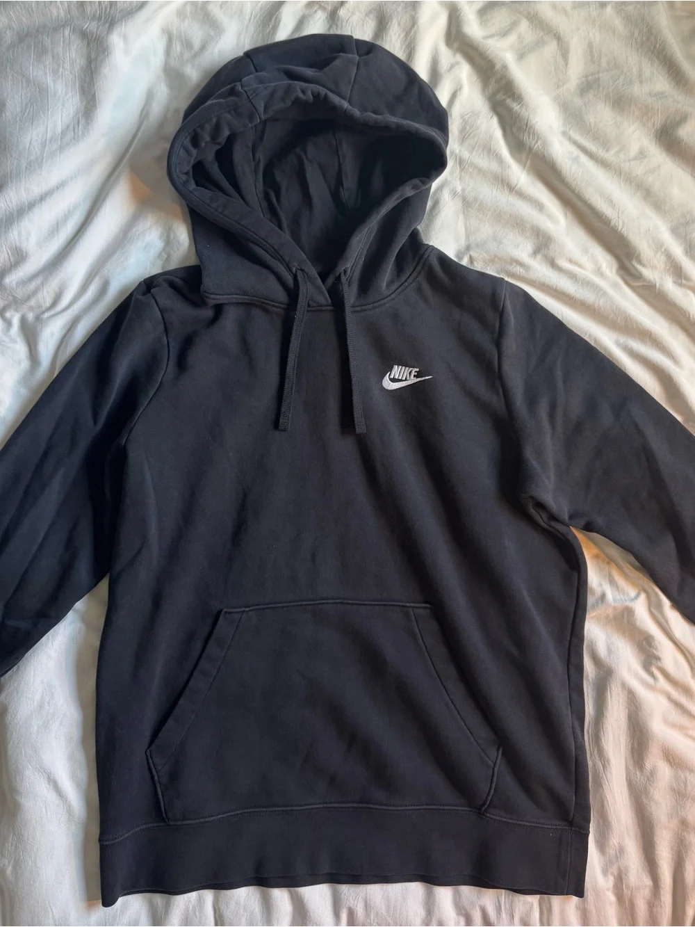 Nike Black Crewneck Sweatshirt with White Swoosh